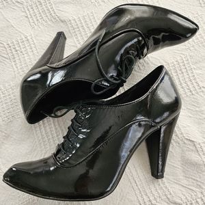 Miss Sixty size 7 patent leather Lace up heel